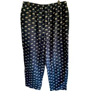 Men's Nautica flannel sleepwear football pants size large Cozy Casual comfy